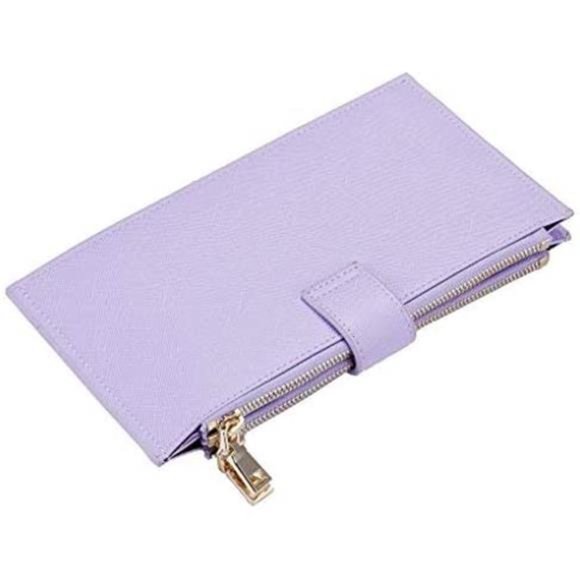 Womens Wallet RFID Blocking Bifold Multi Card Case Wallet with Zipper Pocket - Picture 3 of 5